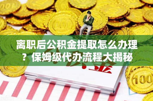 湖里离职后公积金提取怎么办理?保姆级代办流程大揭秘 湖里离职后公积金提取怎么办理?保姆级代办流程大揭秘